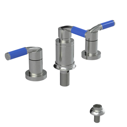 Rubinet Bidet Fitting with Spray, Diverter, and Vacuum Breaker (less drain) Satin Nickel