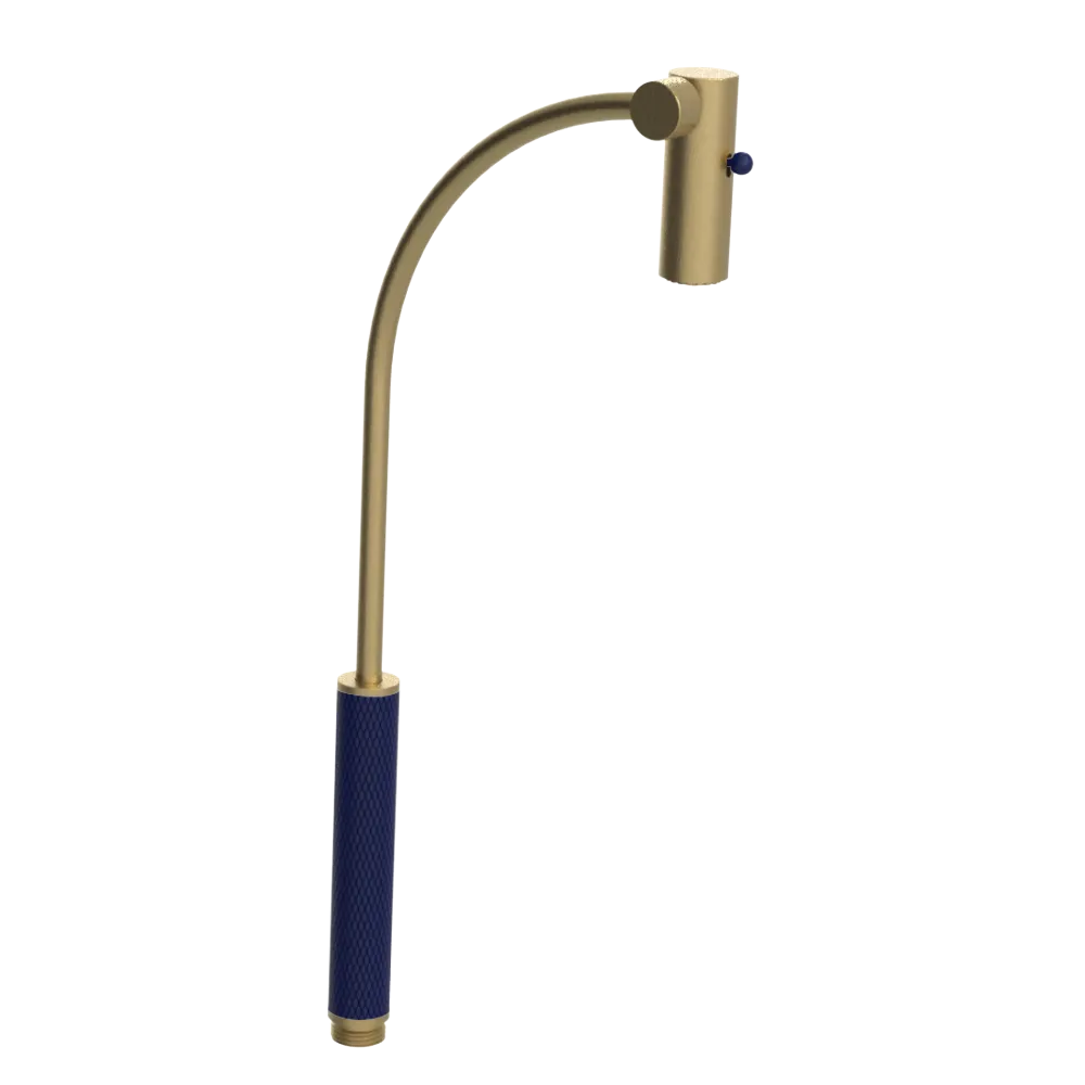 Rubinet Hand Held Shower Bidet Only Satin Brass