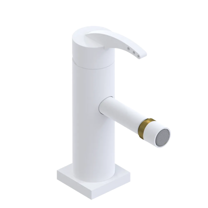 Rubinet Single Control Bidet Fitting (less drain) Matt White