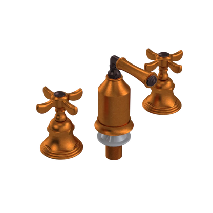 Rubinet Bidet Fitting with Spray, Diverter, and Vacum Breaker (Less Drain) Antique Copper Matt