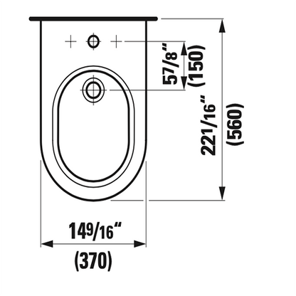 Laufen-Kartell Floor-standing Bidet H832331 - Golzar Home