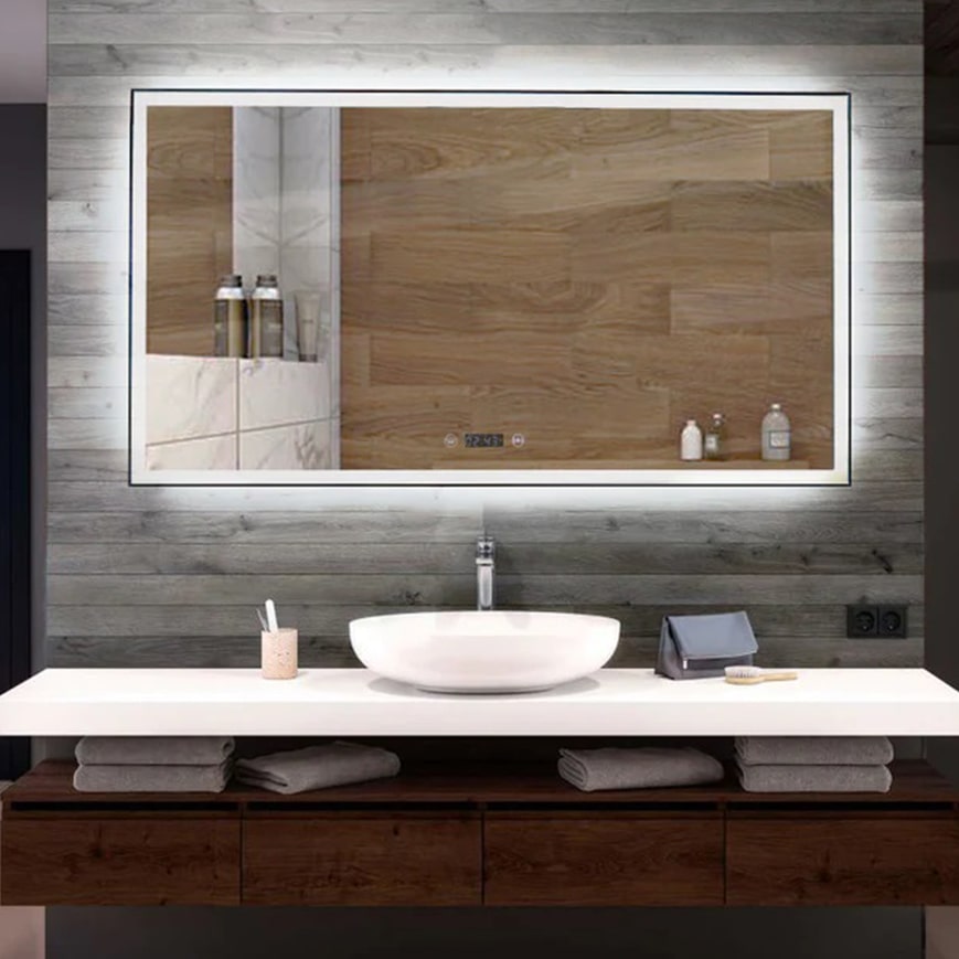 Kodaen Fortune Backlit Bathroom LED Mirror with Bluetooth - Golzar Home