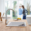 Concetto Single-Handle Pull Down Kitchen Faucet Dual Spray 5.7 L/Mi - Golzar Home