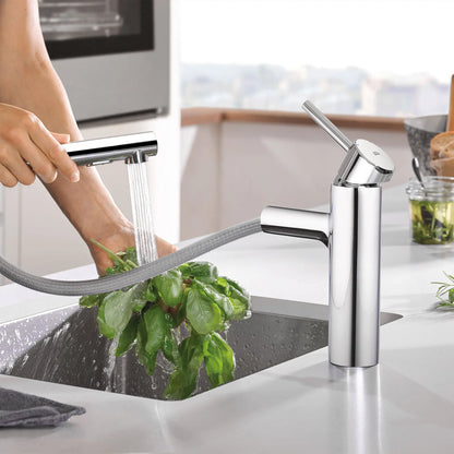 Concetto Single-Handle Pull-Out Kitchen Faucet Dual Spray 5.7 L/Min - Golzar Home