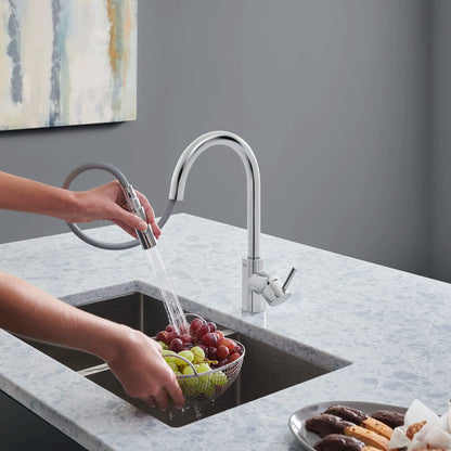 CONCETTO Single-Handle Pull Down Kitchen Faucet Dual Spray 5.7 L/mi