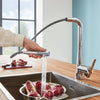 Grohe Zedra Single-Handle Pull-Out Kitchen Faucet Dual Spray 1.75 Gpm - Golzar Home