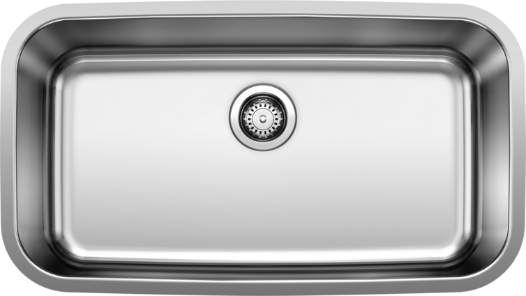 Blanco Stellar U Super Single Stainless Steel Kitchen Sink