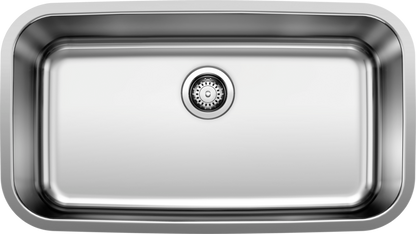 Blanco Stellar U Super Single Stainless Steel Kitchen Sink