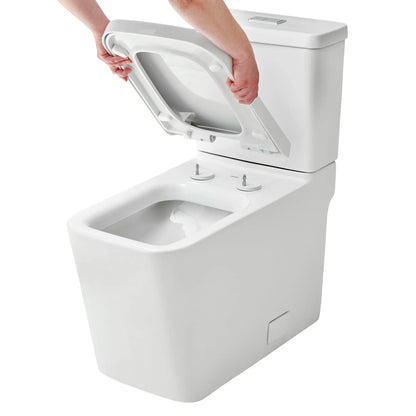 Grohe Eurocube Right Height Elongated Toilet Bowl With Seat
