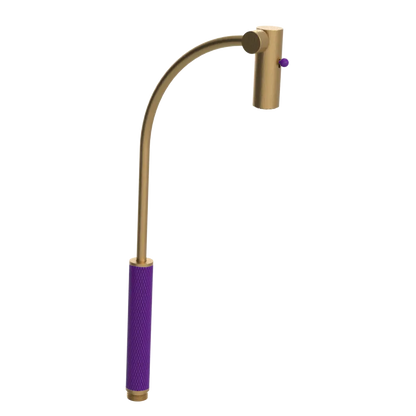 Rubinet Hand Held Shower Bidet Only Satin Gold