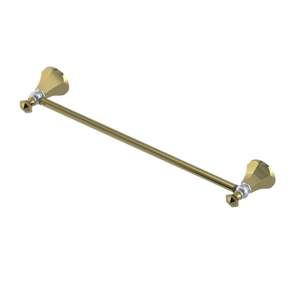 Rubinet Towel Bar 18" Natural Brass