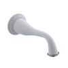 Rubinet Tub Filler Spout Wall Mount Matt White