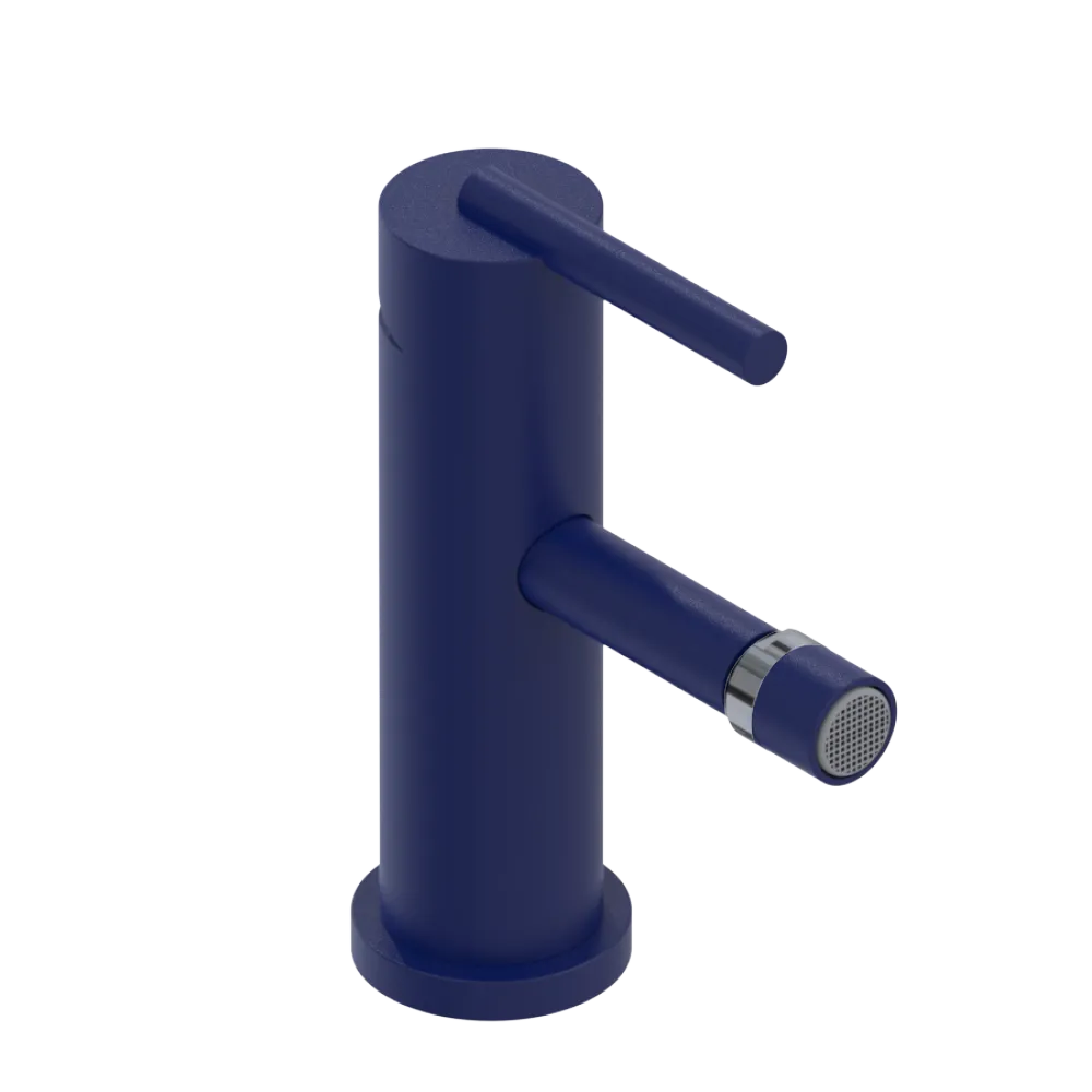 Rubinet Single Control Bidet Fitting (less drain) Midnight Blue