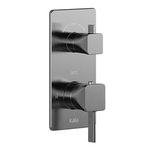 Square Decorative Trim for 2-Way or 3-Way Type T/P 1/2'' Valve with Diverter
