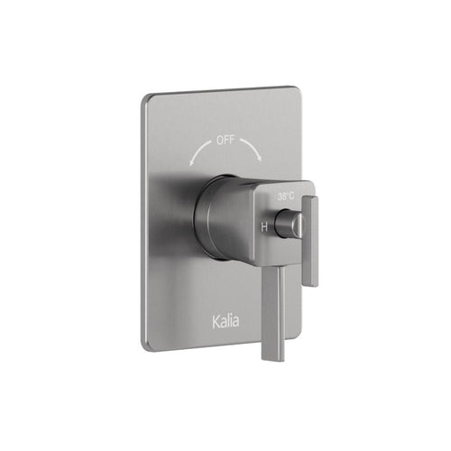 Kalia SquareOne  Decorative Trim for 2-Way Type T/P 1/2'' Coaxial Valve with Diverter