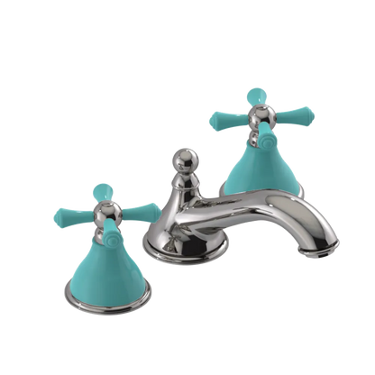 Rubinet Widespread Lav. Set. (less drain) Polished Nickel