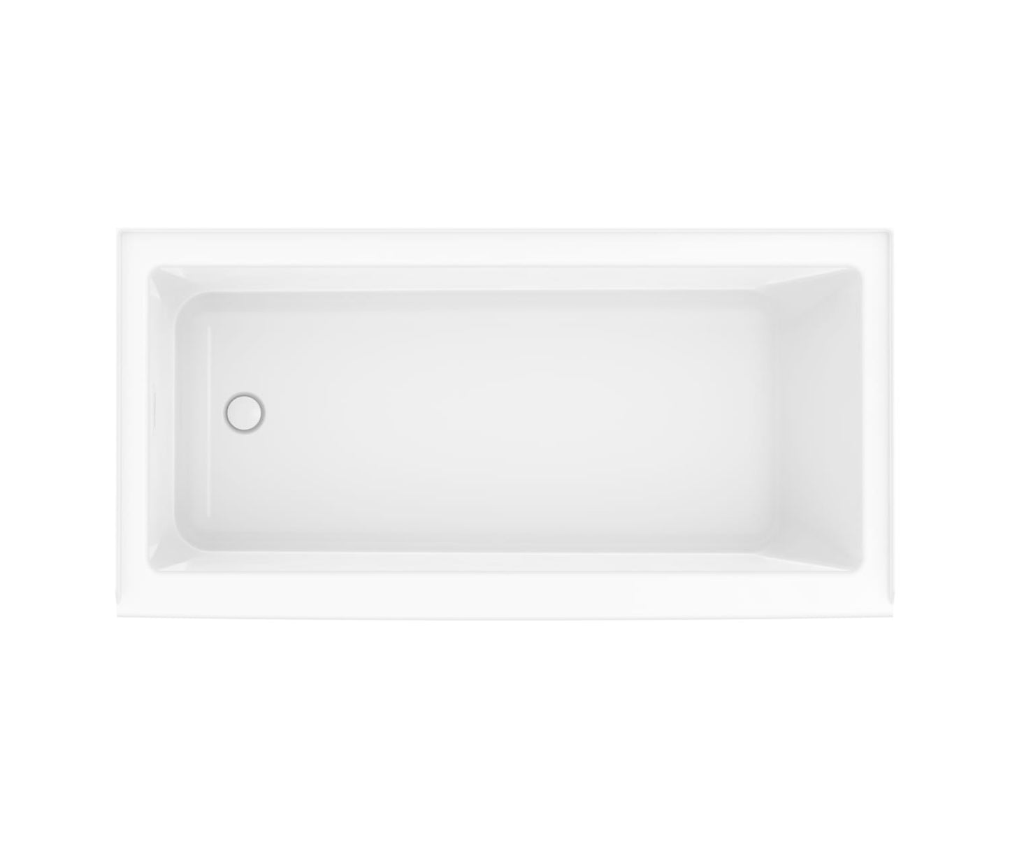 Bosca 6030 IFS AFR Acrylic Alcove Left-Hand Drain Bathtub in White