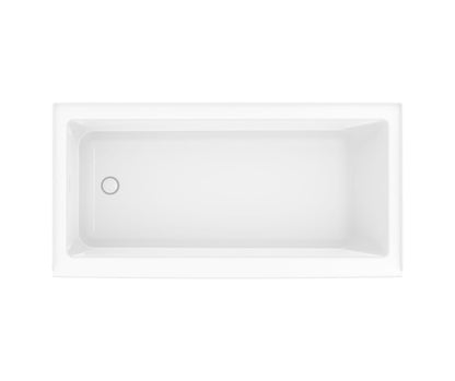 Bosca 6030 IFS AFR Acrylic Alcove Left-Hand Drain Bathtub in White
