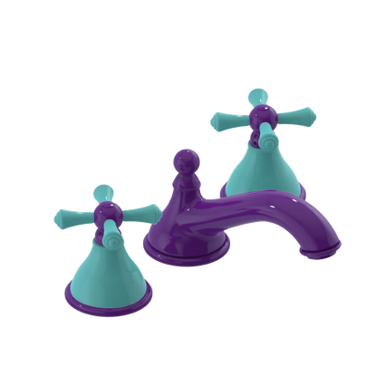 Rubinet Widespread Lav. Set. (less drain) Purple Haze
