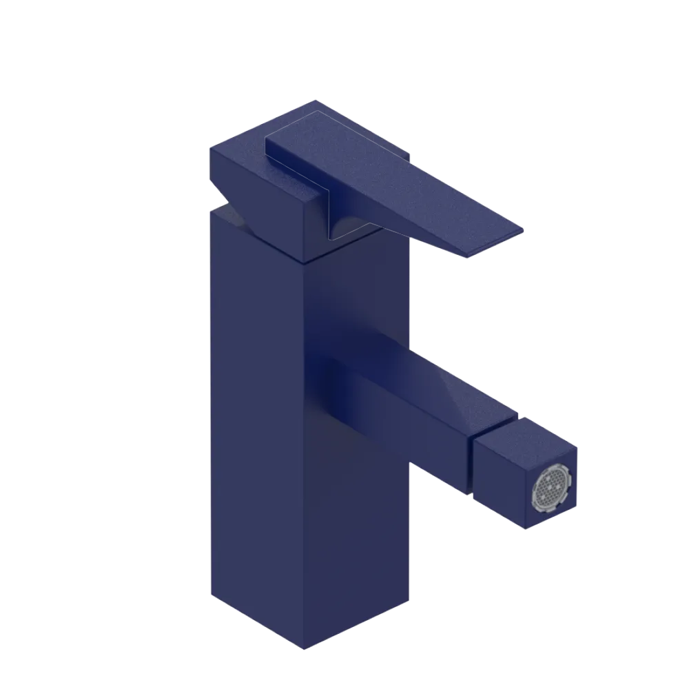 Rubinet Single Control Bidet Fitting (less drain) Midnight Blue