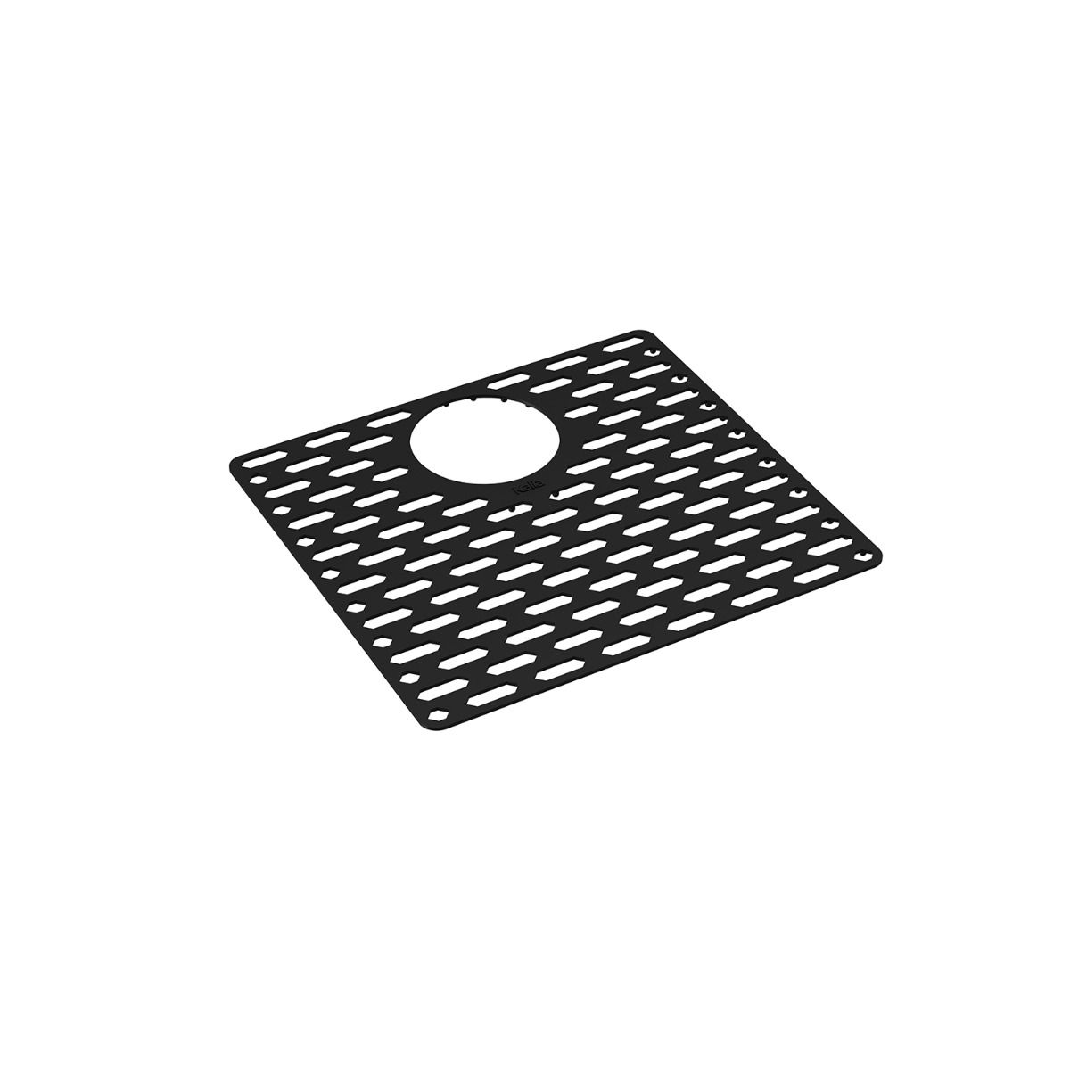Kalia Large Silicone Mat for Sink 33'' 70/30 - Onyx black – 107350-320