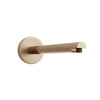Kalia PREMIA 406mm (16'') 90⁰ Wall Arm (ø110mm) with Round Flange soft bronze PVD – 107386-185