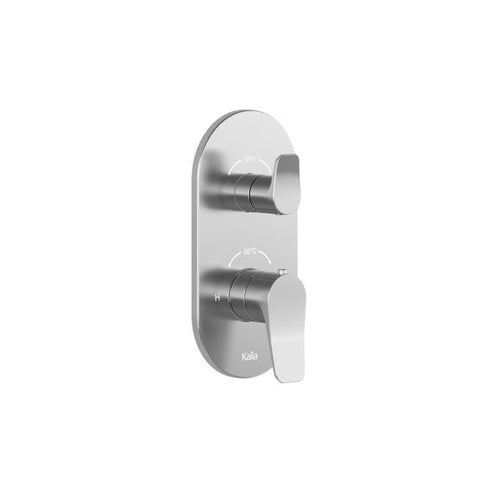 Kalia MOROKA - Plus/Premia 3-way AQUATONIK™ type T/P 1/2” valve with diverter - Round decorative trim