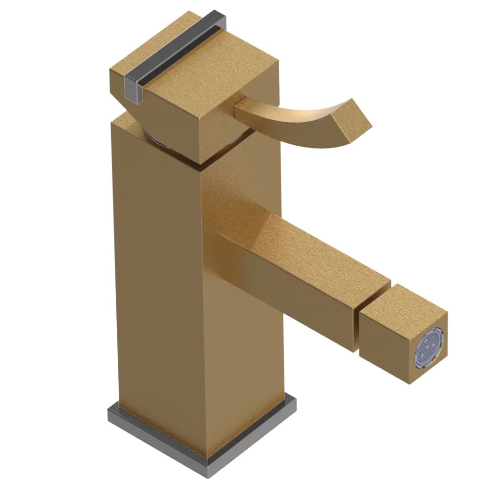 Rubinet Single Control Bidet Fitting (less drain) Satin Gold