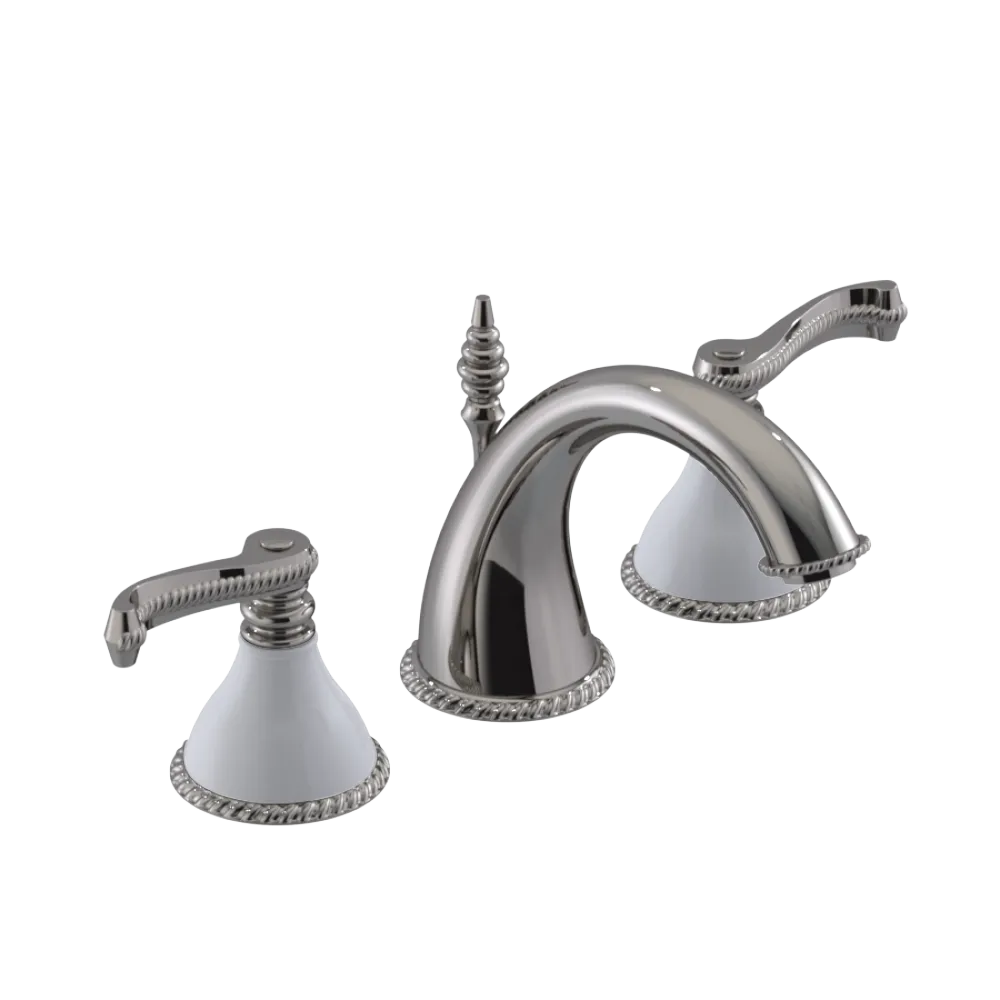 Rubinet Widespread Lav. Set. (less drain) Polished Nickel