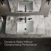 Composed® Widespread bathroom sink faucet with Lever handles, 1.2 gpm