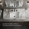 Purist® Widespread bathroom sink faucet with Lever handles, 1.2 gpm