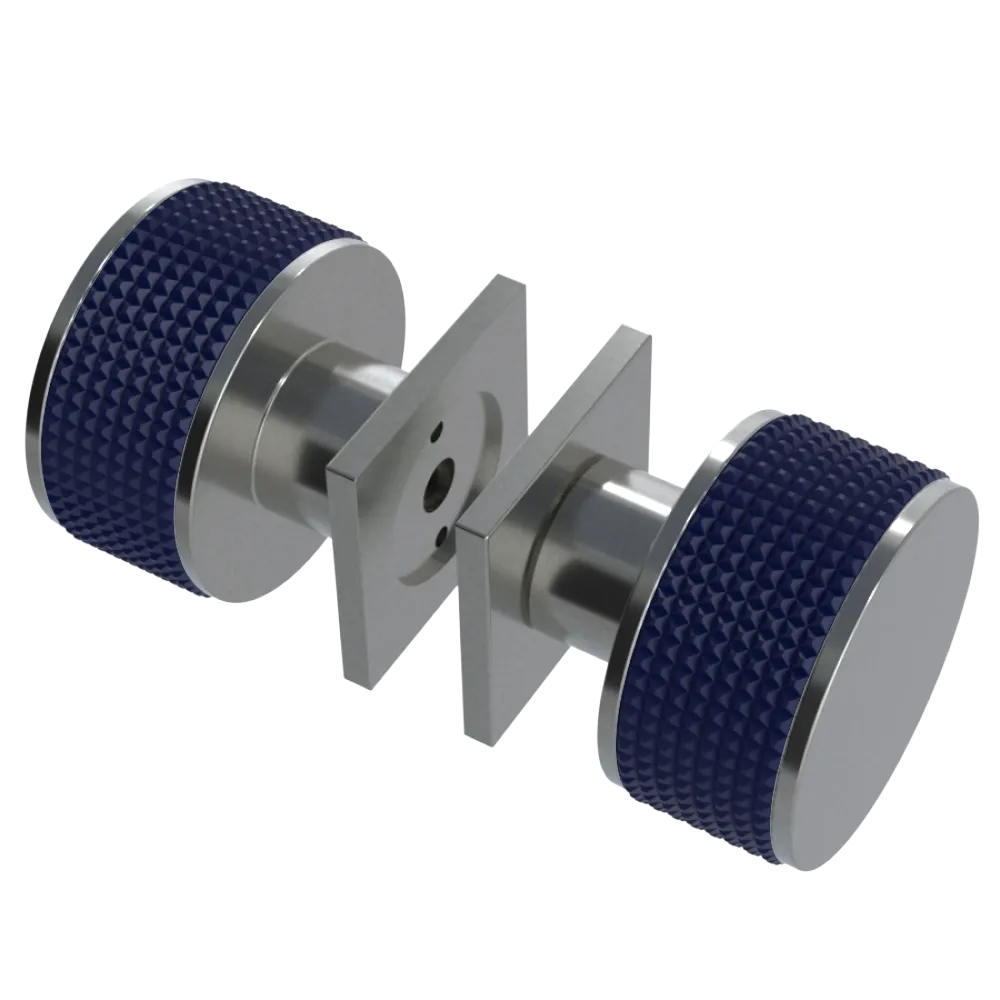 Rubinet Shower Door Knob (set) Satin Nickel