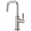 Brizo Beverage Faucet With Square Spout And Knurled Handle