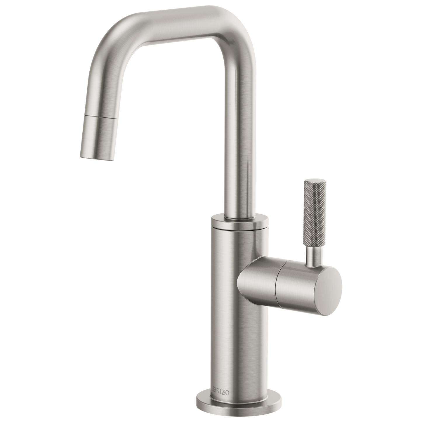 Brizo Beverage Faucet With Square Spout And Knurled Handle