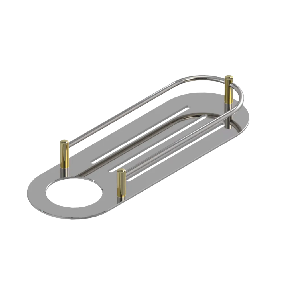 Rubinet Shelf Only Polished Nickel