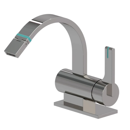 Rubinet Single Control Bidet Fitting (less drain) Polished Nickel