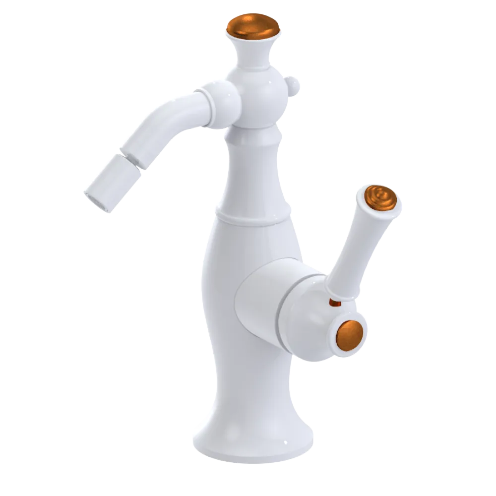 Rubinet Single Control Bidet Fitting (less drain) White