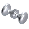 Rubinet Shower Door Knob (set) Satin Chrome