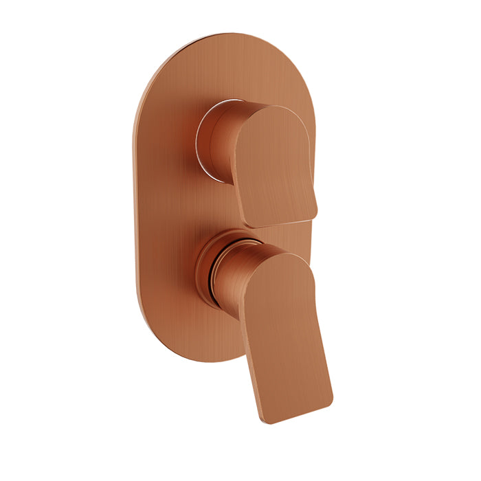 Baril Complete pressure balanced shower valve with 2-way diverter