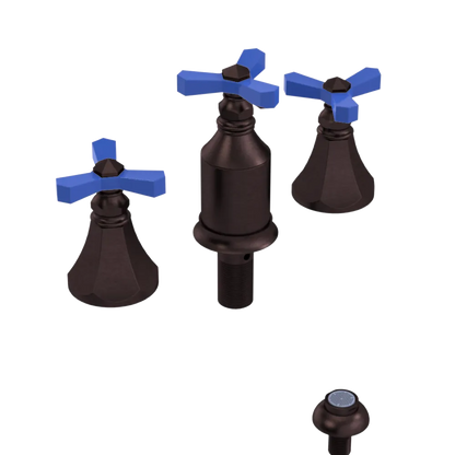 Rubinet Bidet Fitting with Spray, Diverter, and Vacum Breaker (Less Drain) Tuscan Brass