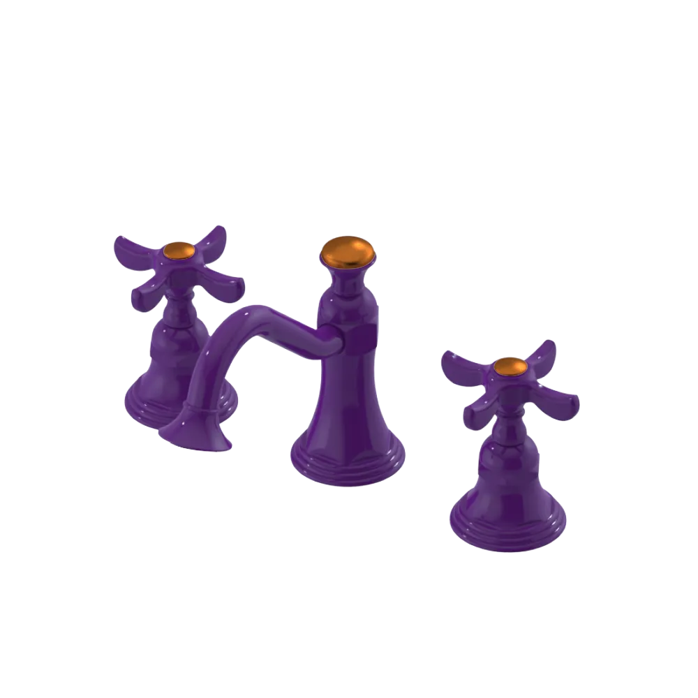 Rubinet Widespread Lav. Set. (less drain) Purple Haze