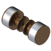 Rubinet Shower Door Knob (set) Tuscan Brass