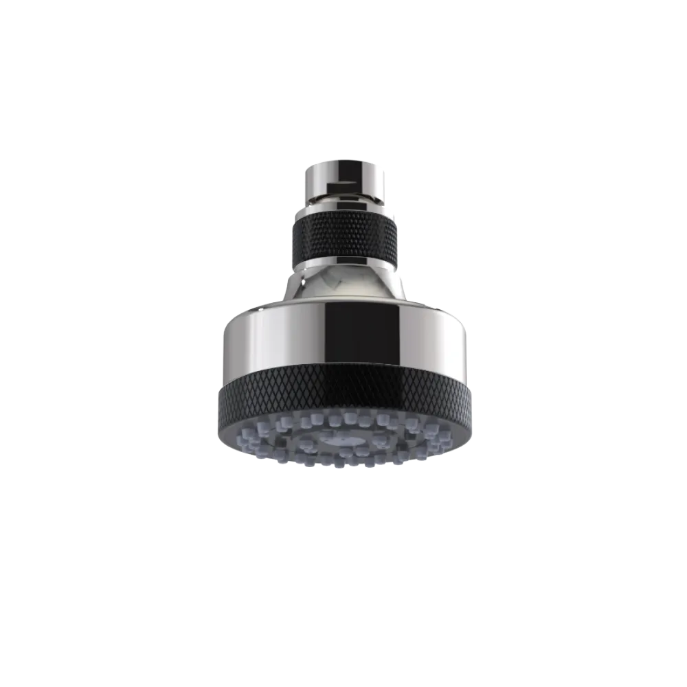 Rubinet 3 FUNCTION SHOWER HEAD Polished Nickel