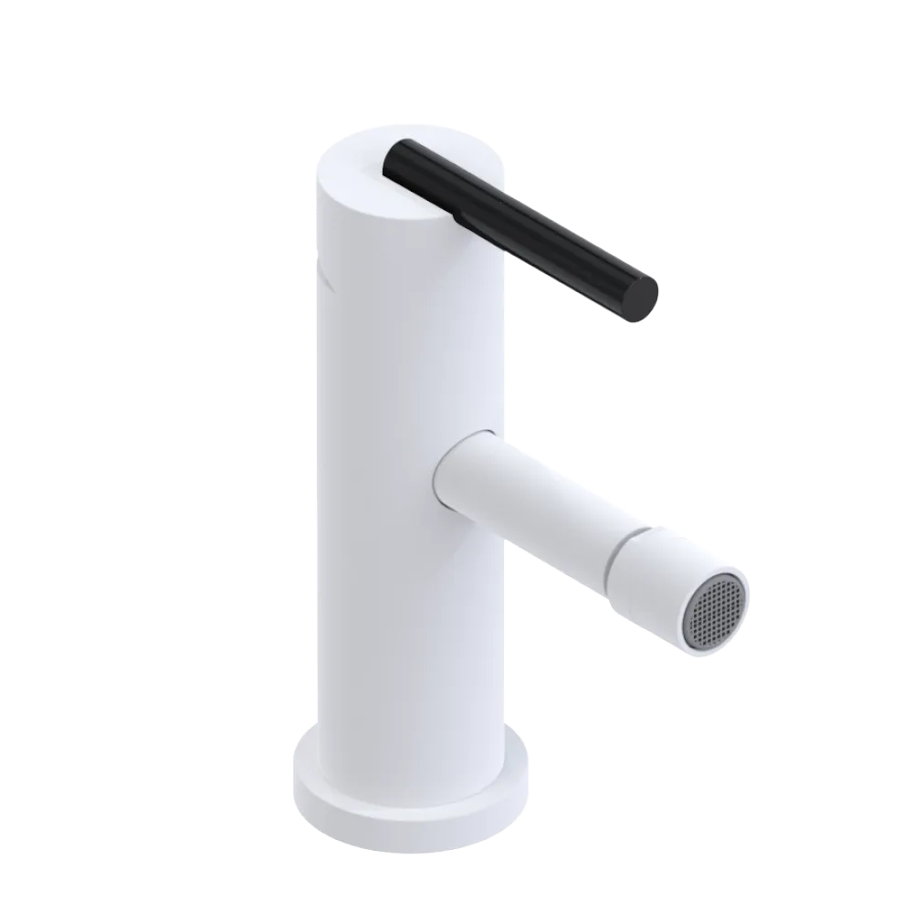 Rubinet Single Control Bidet Fitting (less drain) Matt White