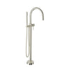 Baril Floor-mounted tub filler with hand shower