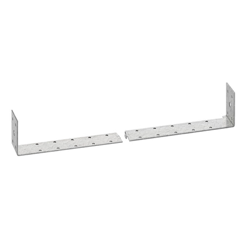 Frame to stud fastening set for extended stud spacing from 19.75"-25.56" (50-65cm)