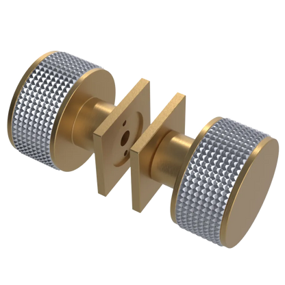 Rubinet Shower Door Knob (set) Satin Gold