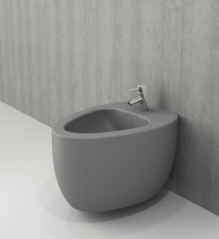 Bocchi Milano Set With Geberit Carrier Wall-Mount Bidet