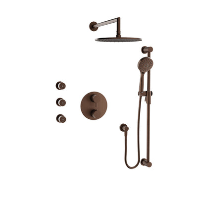Baril Complete thermostatic pressure balanced shower kit
