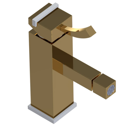 Rubinet Single Control Bidet Fitting (less drain) Gold